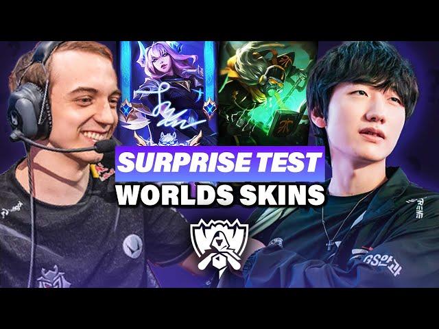 Can Worlds players recall which Worlds player won what Worlds skin? - Surprise Test