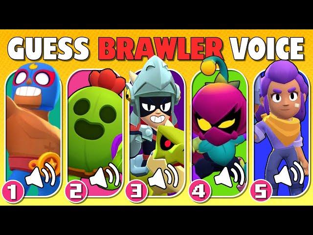 Guess The Brawler by Voice and Unlock Sound | Part 1  | Brawl Stars Quiz