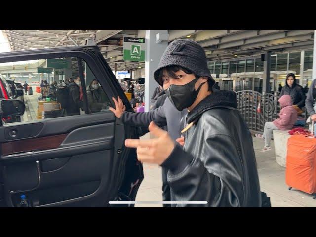 J-Hope Greeted Happy Birthday At Airport! #jhope #bts #junghoseok #trending