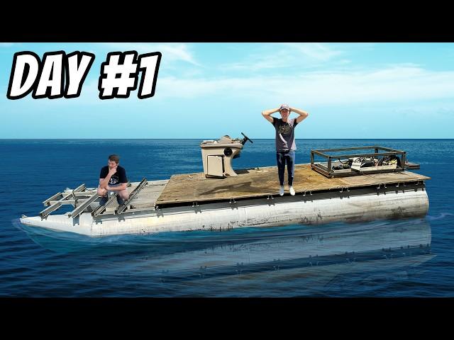 Transforming Abandoned Boat into a Houseboat! - Ep. 1