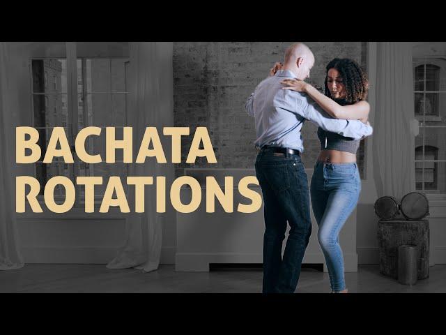 Dance Bachata: 4 Basic Rotations or Partner Turns