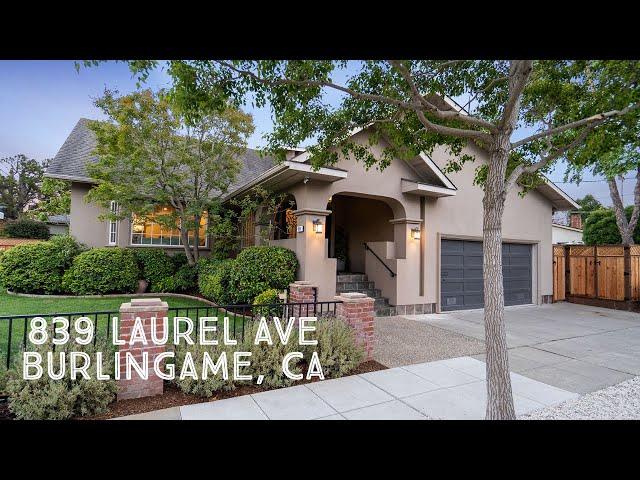 Welcome to 839 Laurel Ave in Burlingame, CA