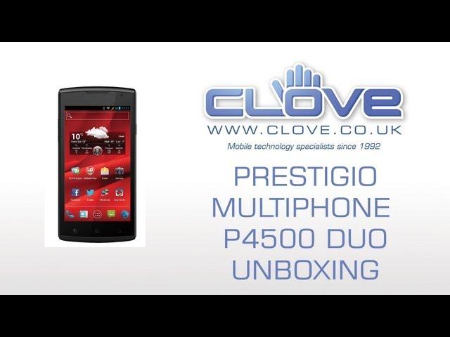 Prestigio MultiPhone 4500 Duo Unboxing