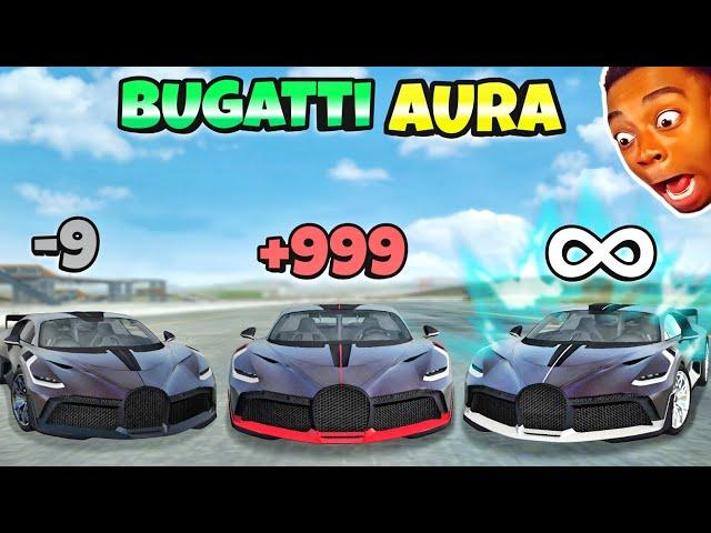 Bugatti divo | Aura -9 VS Aura infinity️| Extreme Car Driving Simulator|