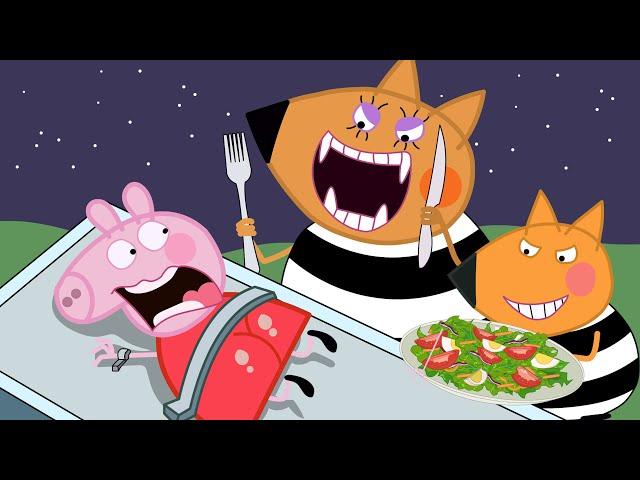 Mrs Fox... Don't Hurt Peppa | Peppa Pig Funny Animation