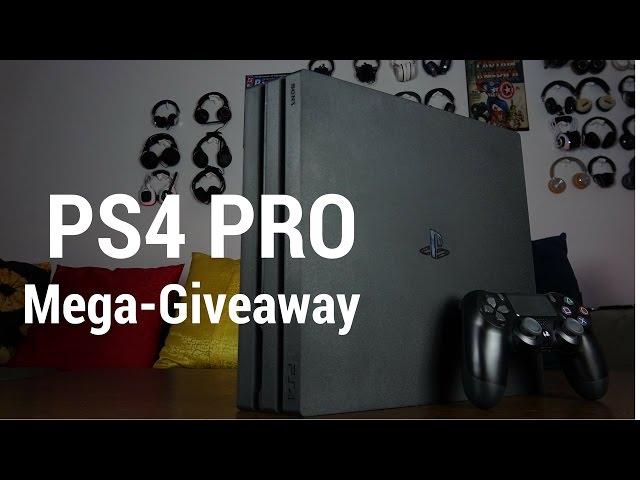 PS4 PRO Mega Giveaway Pack [4 PS4 PROs]!