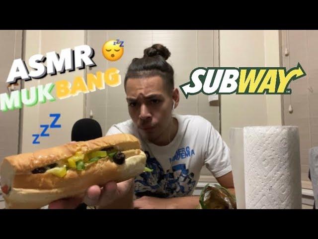 ASMR | Subway Mukbang  | Soft Whispering Tingles Ramble To Help You Sleep & Relax 