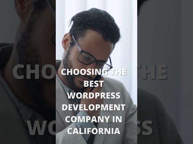 Choosing the Best WordPress Development Company in California