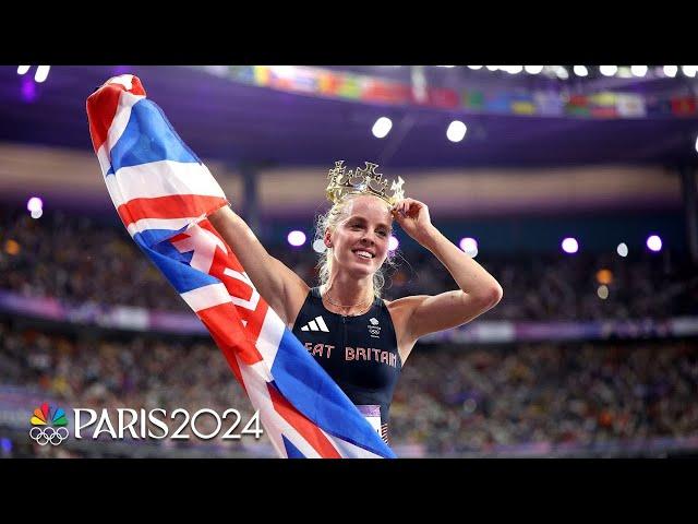 Keely Hodgkinson earns the women's 800m crown by pulling away for gold | Paris Olympics | NBC Sports