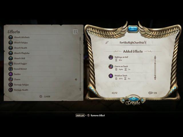 The Elder Scrolls IV Oblivion Remastered, 4K.  Create This Spell to Increase The Illusion Skill.