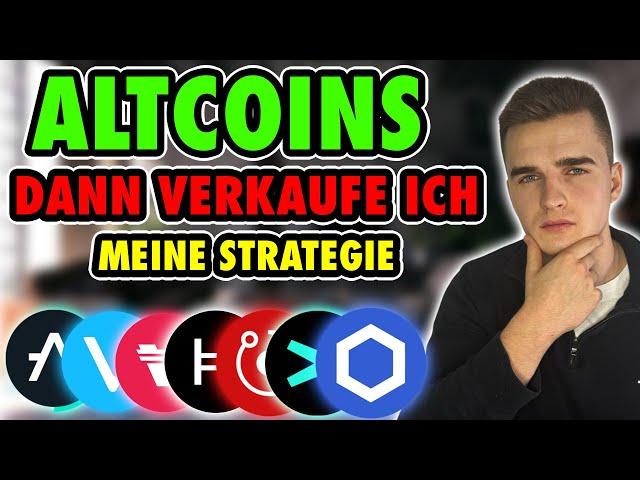 ALTCOINS: Wann VERKAUFE ich alle Coins im Bullrun?