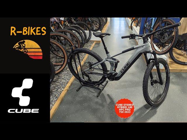 CUBE STEREO HYBRID  140 HPC PRO 750  ( 2023 ) SWAMPGREY´N´BLACK  WALK-AROUND #cube #2023