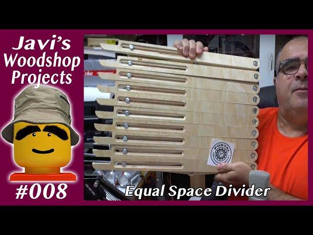 Equal Space Divider - Entry for the Portal Woodworks Plywood Challenge