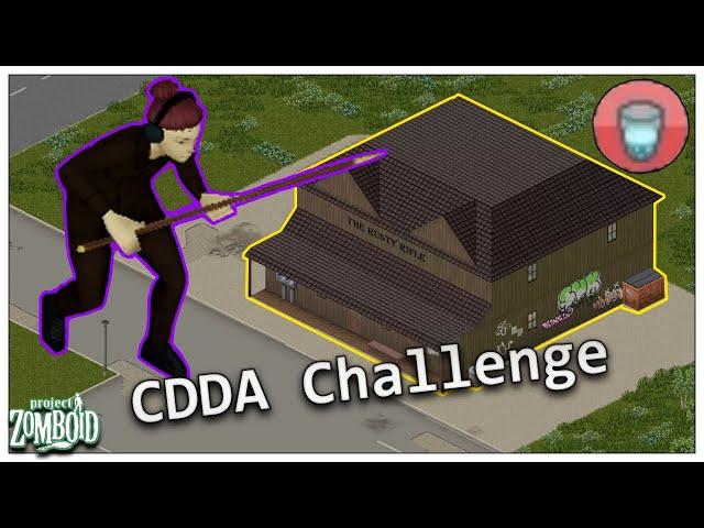 Sneaking back to town for a sip of "water" - kept you waiting, huh? CDDA Challenge Project Zomboid