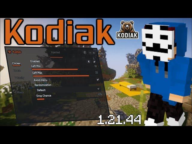 NEW FREE Ghost Client: Kodiak (Minecraft Bedrock 1.21.44)