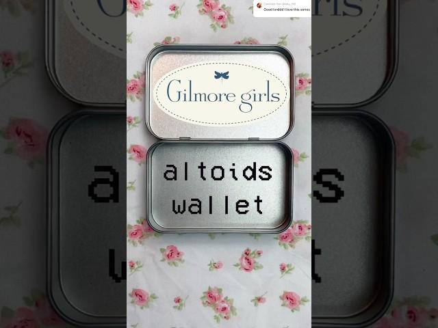 DIY Gilmore Girls ️ Altoids Wallet  #gilmoregirls #rorygilmore #crafts