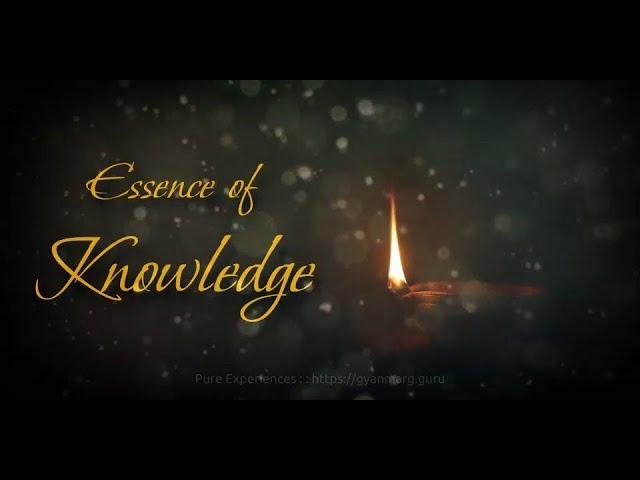 Essence of Knowledge 31/08/2024