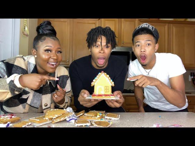 WHO CAN BUILD THE BEST GINGERBREAD HOUSE! *WE GOT INTO OUR FIRST ARGUMENT*