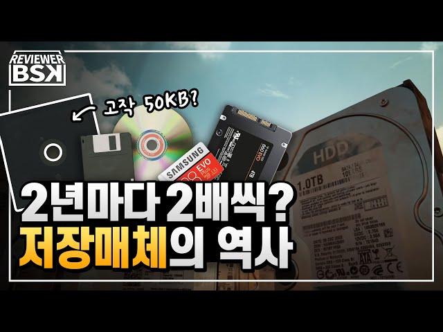 저장매체의 역사 : 발전은 진행중 | HDD, 플로피 디스크, CD, USB 메모리, SSD