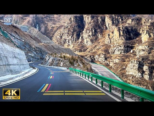 Driving on Taihang No. 1 - Highlights of Newly Opened Rural Roads - Wutai Section, Shanxi China