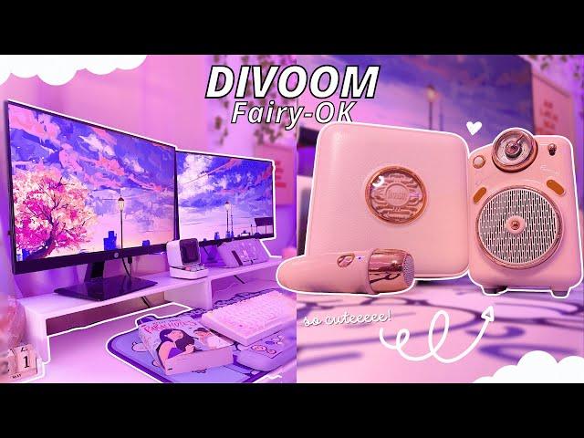  the most ADORABLE retro radio bluetooth speaker!  Divoom Fairy-OK | KAWAII Tech Unboxing