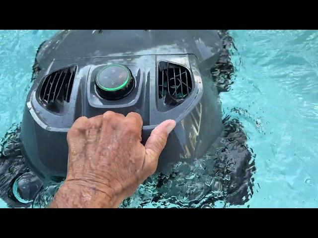 Make sure you close the charge port on Aiper Seagull Pro Robotic Pool Cleaner