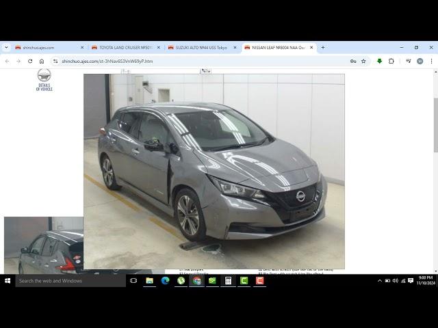 Bought NissanLeaf Electric Car in JapanAuction l Daihatsu Mira l SuzukiAlto Newshape Price Pakistan