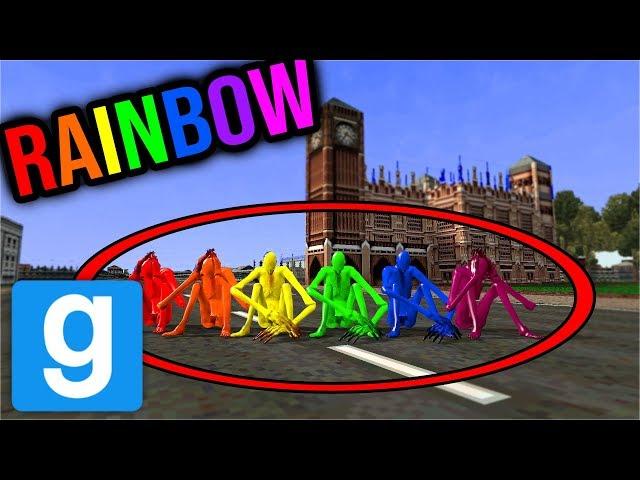 SCP-096 RAINBOW ATTACK!! (gmod scp)