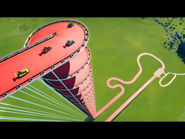 Mega Spiral Down Go Kart Track – Planet Coaster