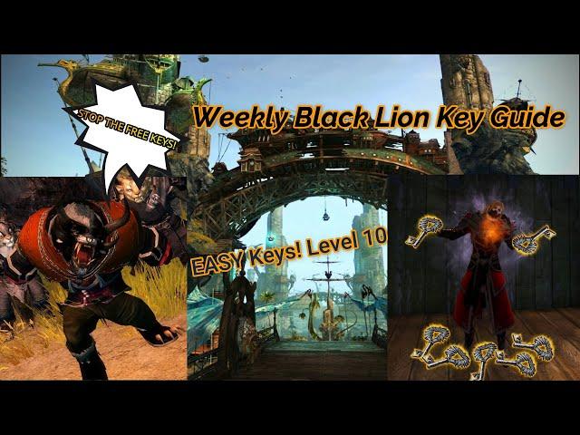 Guild Wars 2: Get an EASY Black Lion Key EVERY Week! Black Lion Key Guide