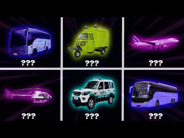 144 Vehicles "Bus, Truck horn, Police siren, Airplane" Sound Variations [Mega Mix] Ayieeeks Original