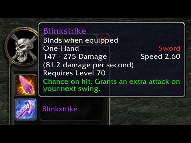 POV: You Loot Blinkstrike in TBC Classic