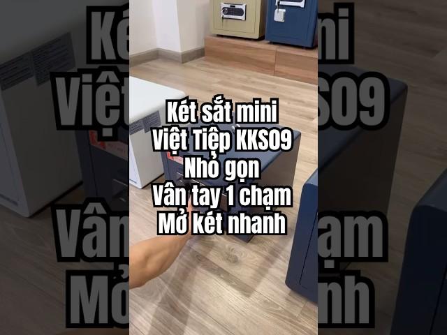 Két Sắt Mini Việt Tiệp KKS09 – Thiết Kế Gọn Nhẹ, Mở Khóa Bằng Vân Tay Điện Tử Bảo Mật Tuyệt Đối