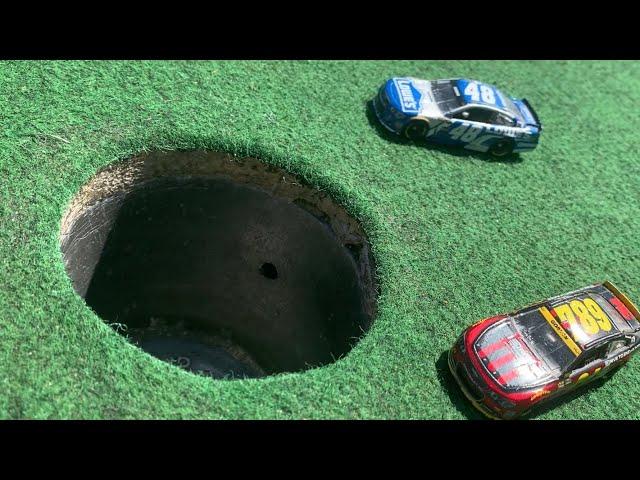 NASCAR Stop Motion Test | Mini-Golf Edition