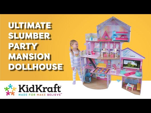 Ultimate Slumber Party Mansion | KidKraft Wooden Dollhouses