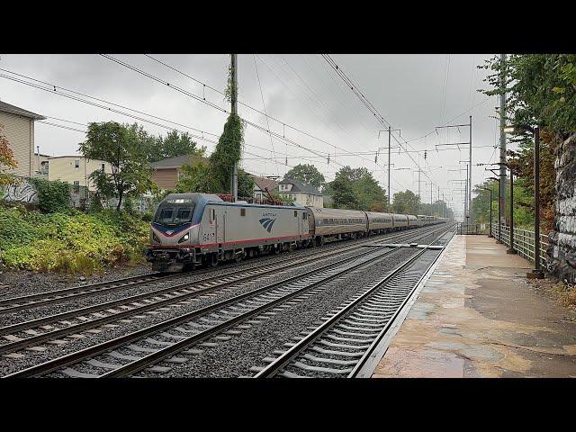 17-Car Amtrak Extra Train 990 (29) Passing Through North Elizabeth, NJ (9/29/24)