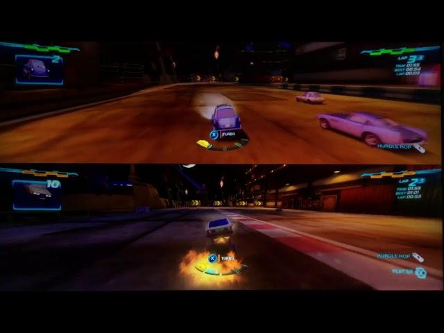 Cars 2 The Video Game | Professor Z Vs Victor Hugo-Pipeline Sprint |