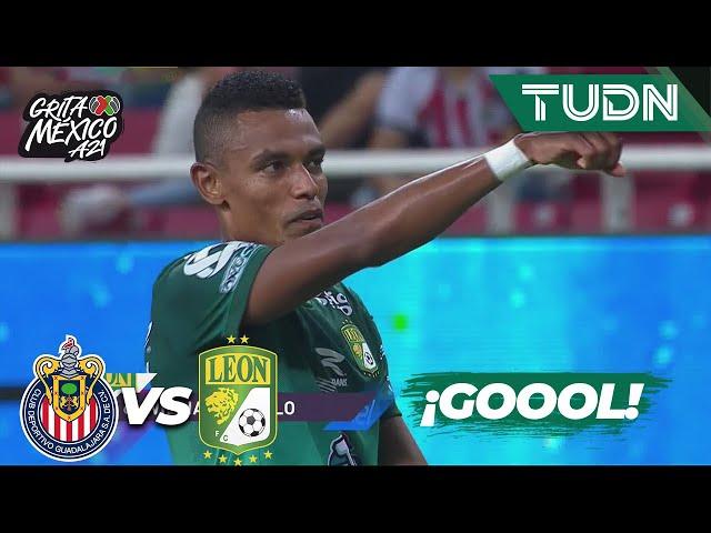 ¿Y la defensa? Gran gol de León | Chivas 0-1 León | Grita México BBVA AP2021 - J5 | TUDN