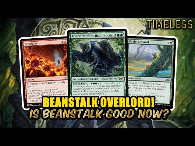 New Sweet Beanstalk Synergy With Overlord Cycle Cards! | Timeless BO3 Ranked | MTG Arena