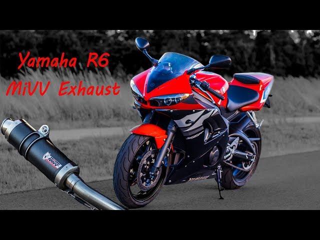 Mivv Exhaust Sound | Yamaha YZF R6 RJ05 | With And Without DB-Killer |HQ|