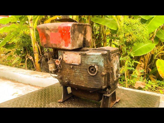 Diesel Engine Restoration  How To Make Generator At Home