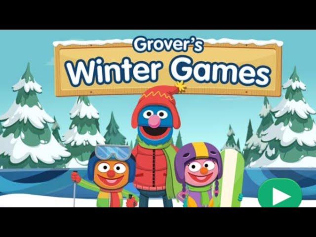 SESAME STREET : Grocer's Winter Games PBS KIDS | KIDS ON TV (Mini explorers zone)