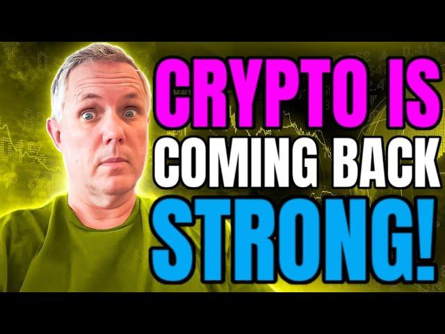 CRYPTO BOUNCING BACK FROM HORRIFIC CRYPTO CRASH! MAJOR BREAKING CRYPTO NEWS!