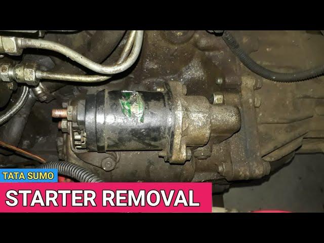 Starter Removal | Tata Sumo | ballubhai nt