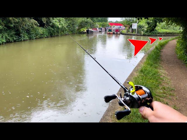 UK Canal ZANDER FISHING | canal fishing for zander with lures