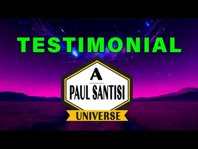 Life-Changing Youtube Testimonial on Paul Santisi (part 11)