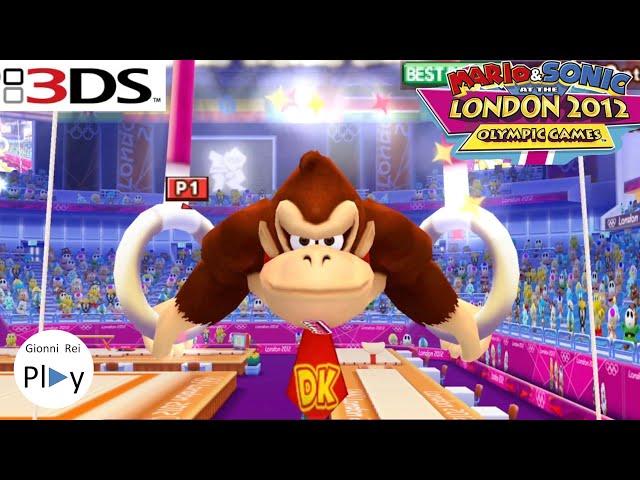 Anelli Mario & Sonic Giochi Olimpici Londra 2012 con Donkey Kong HD Nintendo 3DS