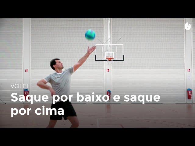 Saque por baixo e saque por cima | Vôlei