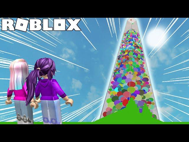 We Climb the Tower of Balls! | Roblox