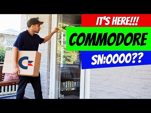 COMMODORE COMPUTER MUSEUM UNBOXING SERIAL NO:0000??